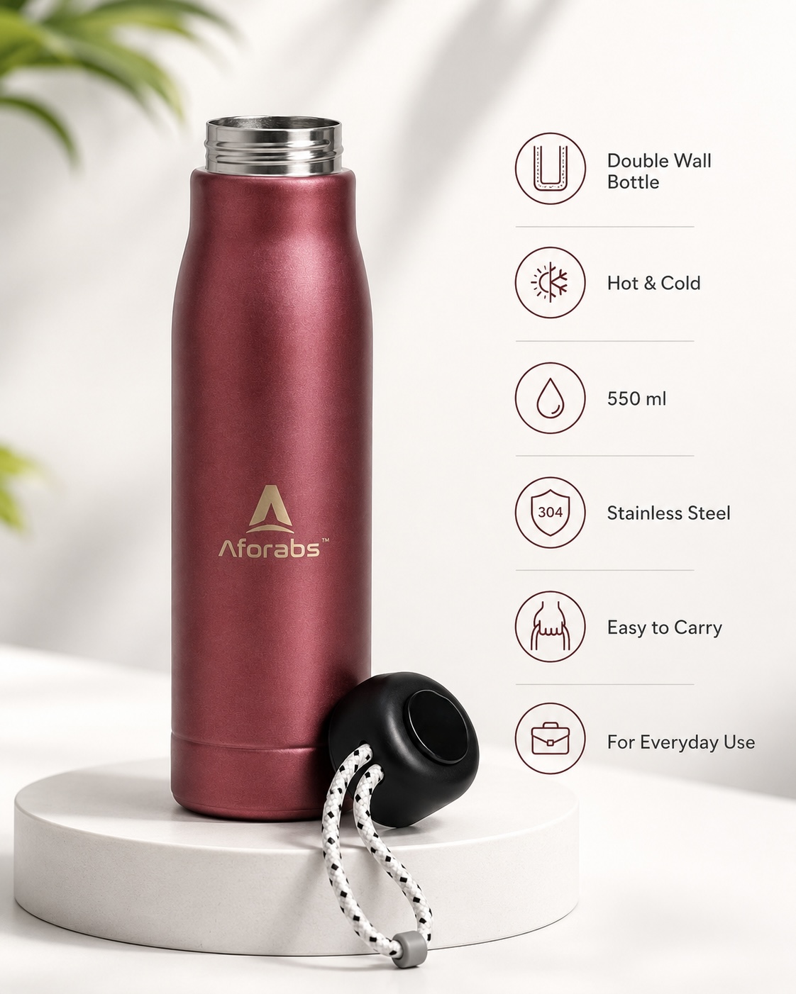 Thermos Bottle Crimson Ruby