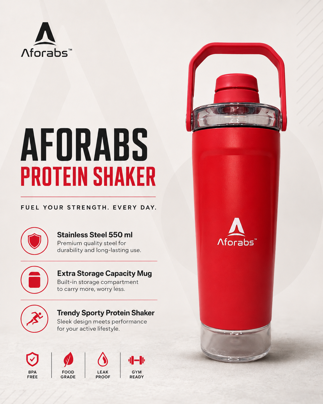 Pro Shaker Crimson Red