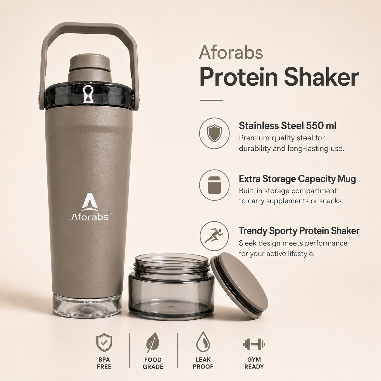 Pro Shaker Khaki